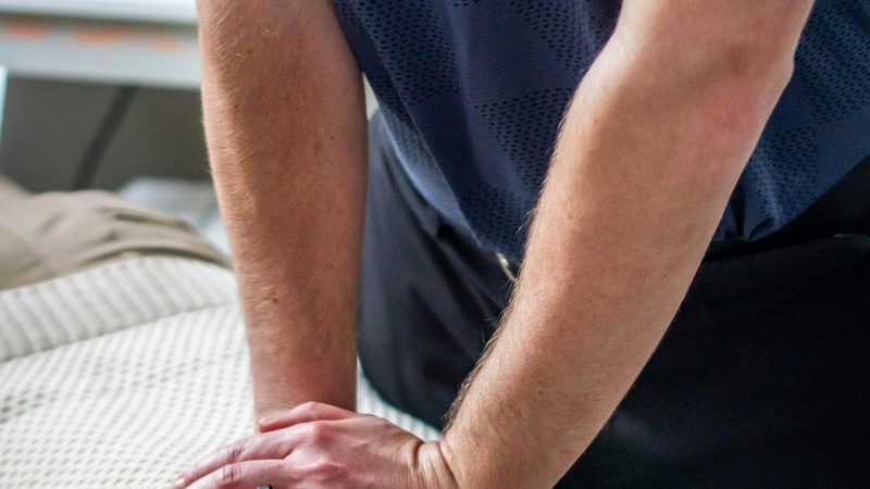 Hands-on chiropractic adjustment technique